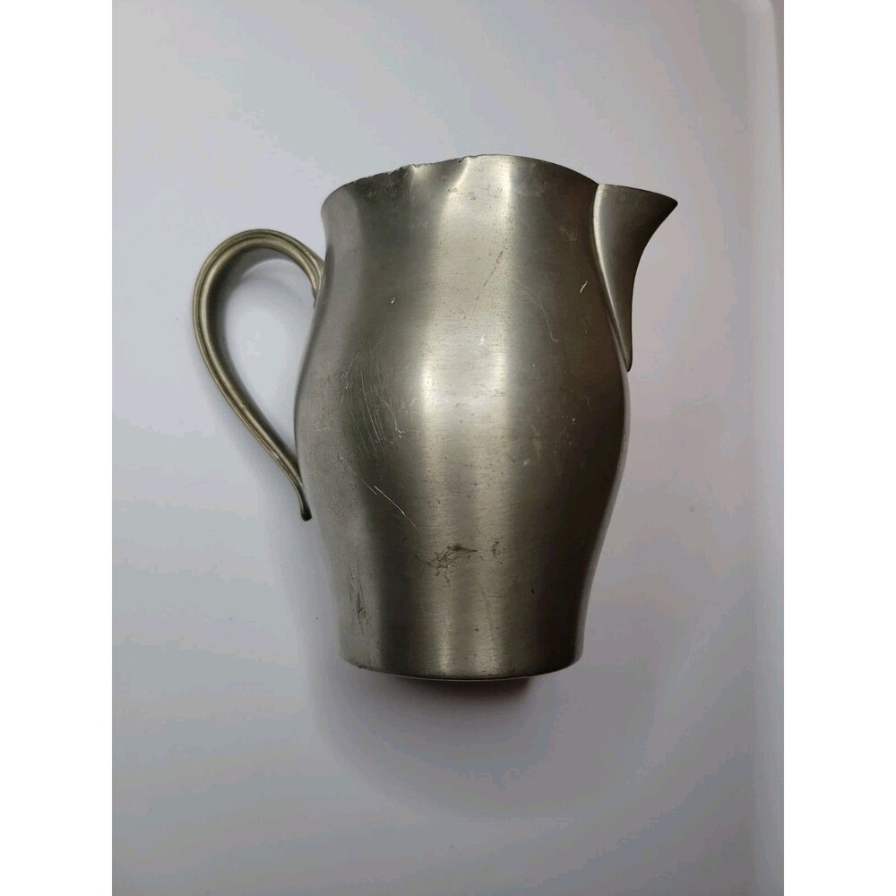 Vtg Silver Tone Creamer Pitcher By International Pewter 4.75" (276 17 2) Marked